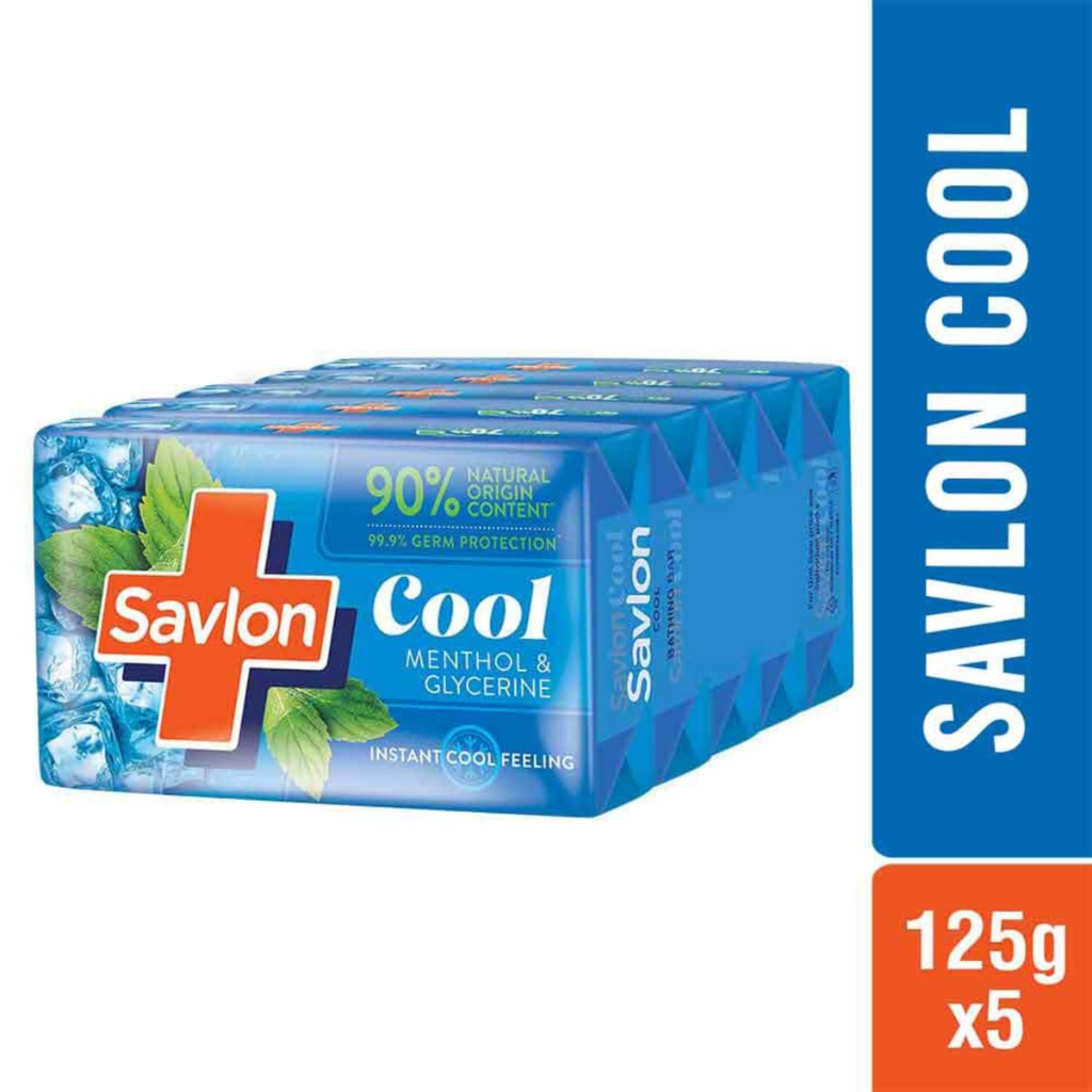 Savlon Cool Menthol & Glycerine Soap 40gm (Pack Of 4) - Image 2