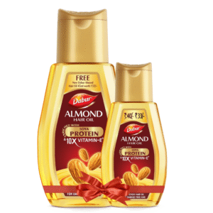Dabur Almond Hair Oil 95 ml+(FREE Dabur Almond Hair Oil 45 ml)