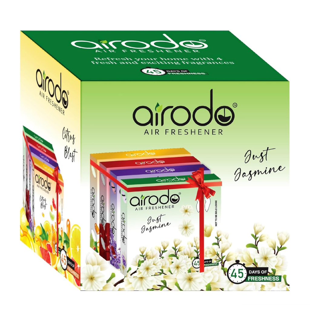 AIRODO – AIR FRESHNER BLOCKS (PACK OF 4)