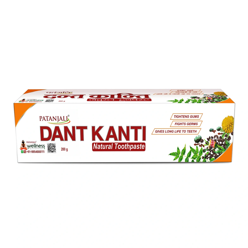 Patanjali Dant Kanti Herbal Toothpaste 200g - Image 5