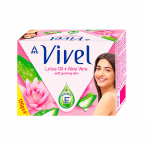 Vivel Lotus Oil + Aloe Vera Soap 150 g (Pack of 4)