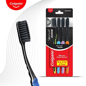 Colgate SlimSoft Charcoal Toothbrush - Buy 2 Get 2 Free