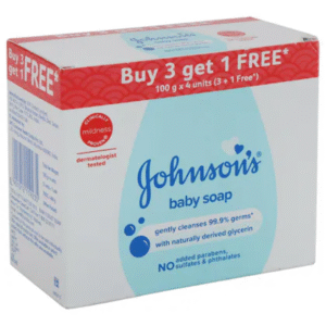 Johnson's Baby Soap Buy 3 Get 1 Free (100gm each) (100g Each)