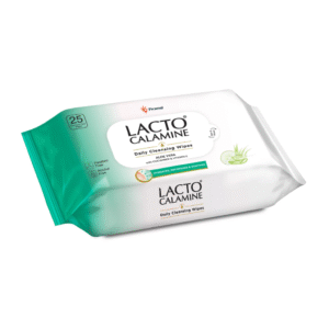 Lacto Calamine Lacto Calamine Daily Cleansing Wipes with Aloe Vera, Cucumber & Vitamin E, 25 wipes
