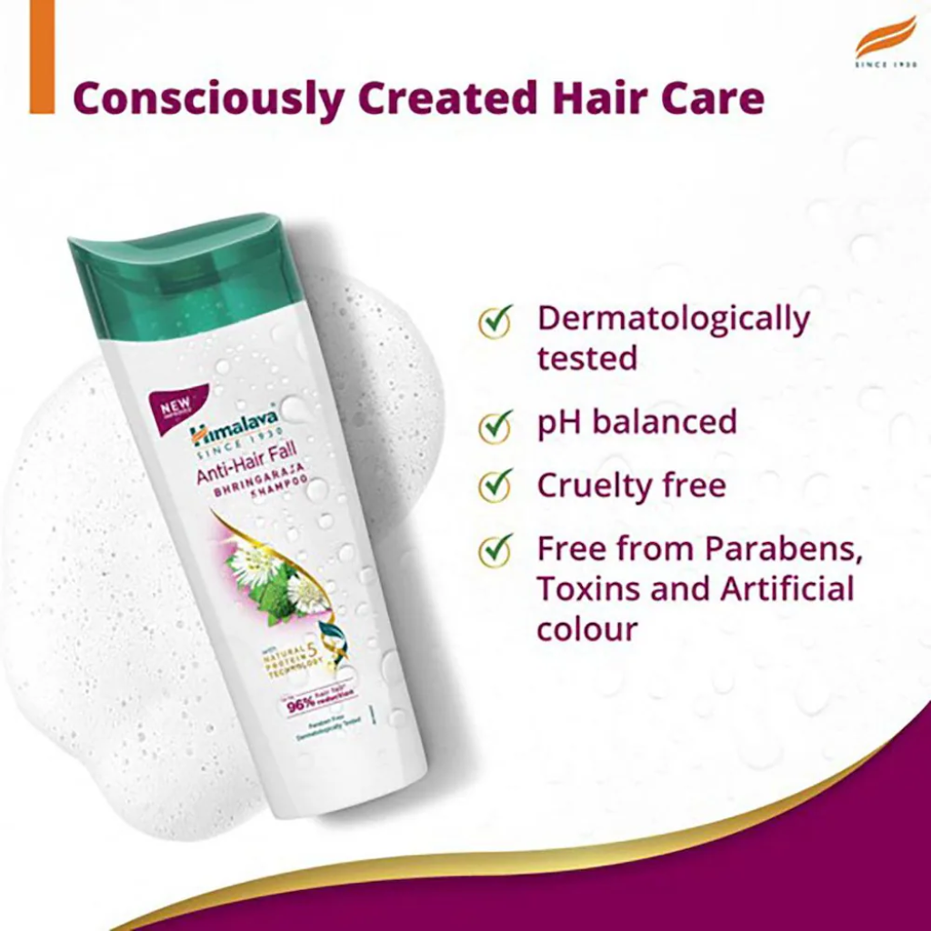 Himalaya, Anti-hair Fall Bhringaraja Shampoo 340ml With 180ml, 520 - Image 5