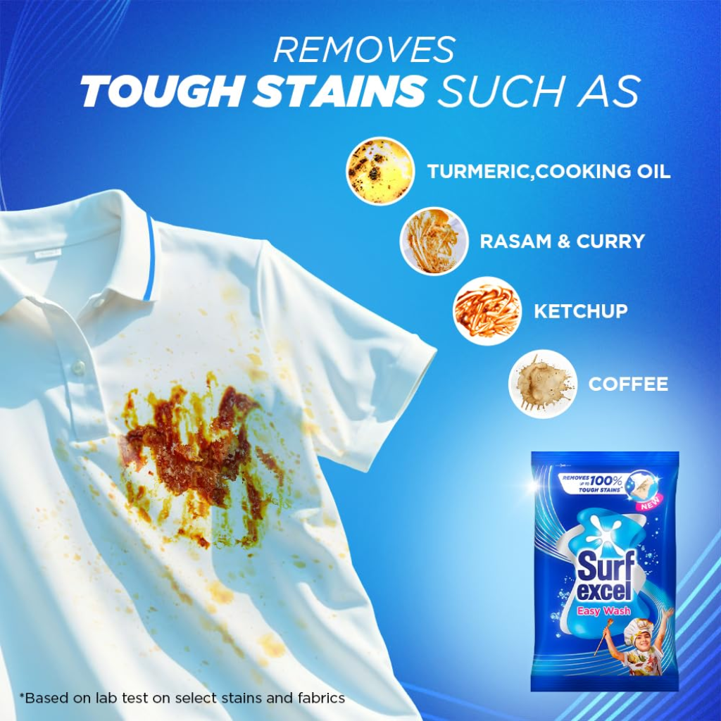 Surf Excel Easy Wash Detergent Powder 1 kg - Image 3