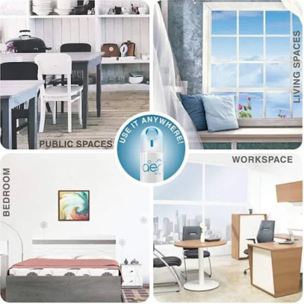 Godrej Aer Room Freshener - Cool Aqua Spray COOL SURF BLUE (220 ml) - Image 5