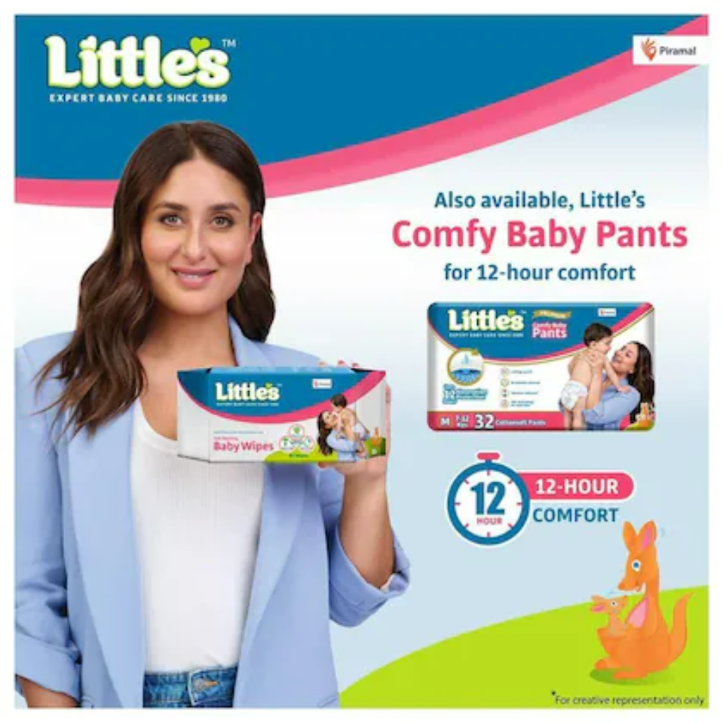Little's Soft Cleansing Baby Wipes Lid Pack (80 Wipes) - Image 6