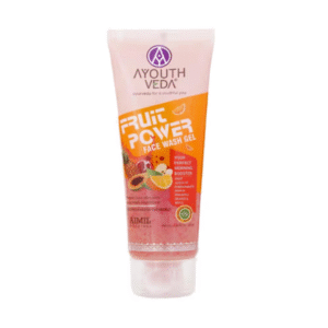 AyouthVeda Fruit Power Face Wash Gel, with Vitamin A, C & Anti-Oxidants for Natural Glow (100ml)