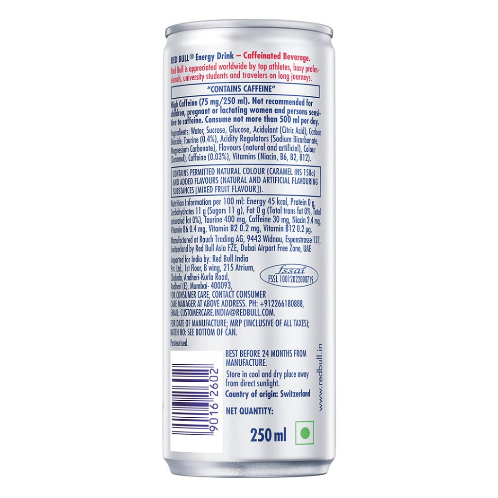 Red Bull Energy Drink, 250 ML Can - Image 3