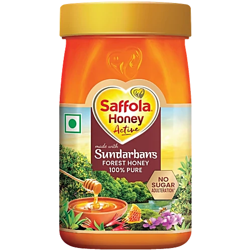 Saffola Honey Active - 250 g Jar (Free Saffola Honey 100g)