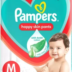 Pampers Happy Sleep Medium Size Baby Diaper 7 - 12kg Pants 2 No'S