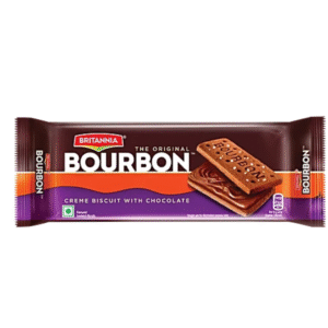 Britannia The Original Bourbon Creme Biscuit - With Chocolate, 150 g