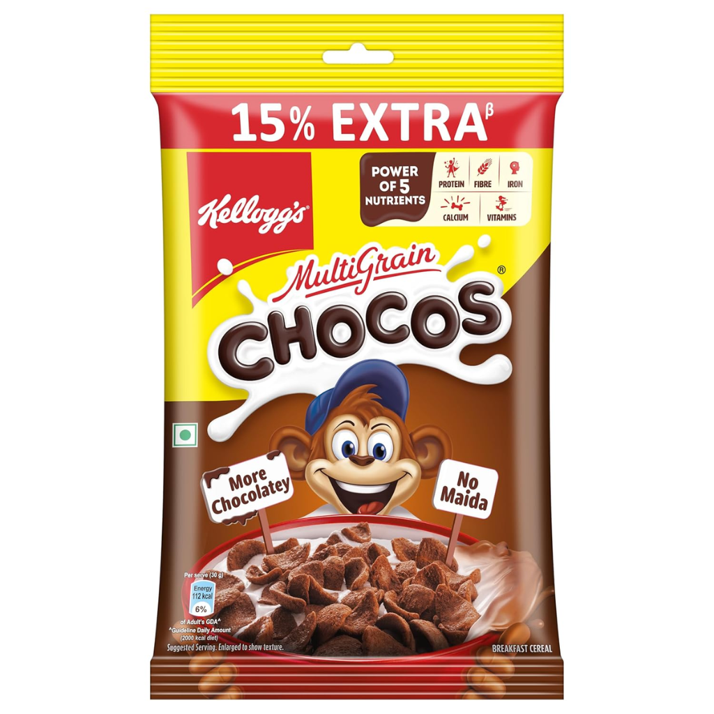 Kellogg's New Multigrain Chocos, 127gm