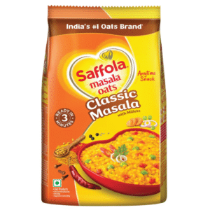 Saffola Masala Oats | Classic Masala | Tasty, Anytime Snack | 500 gm