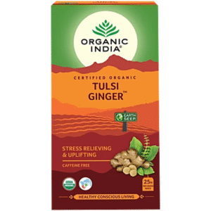ORGANIC INDIA Tulsi Ginger Tea - 25 Tea Bags