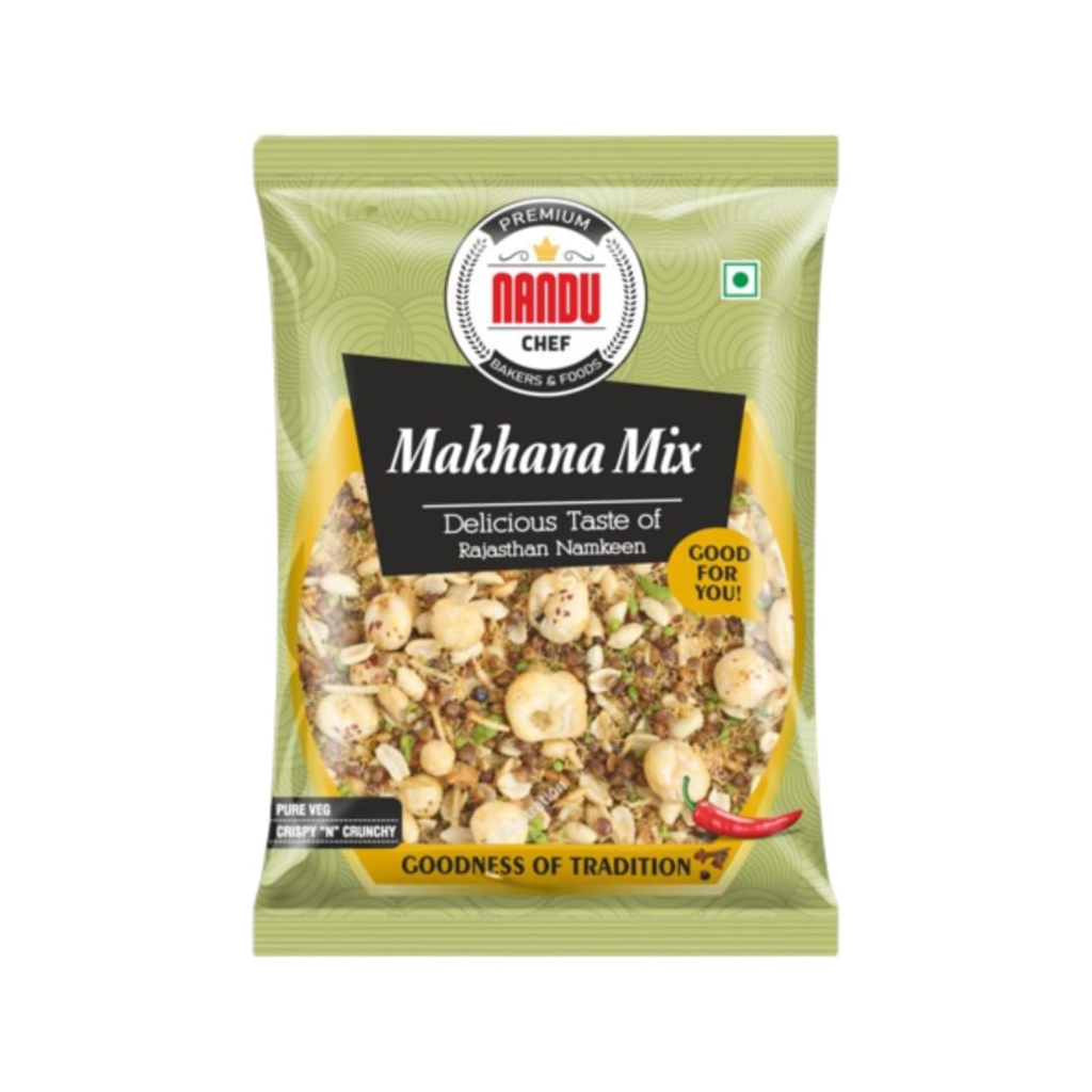 Nandu Chef Makhana Mixture Namkeen, 400 gm