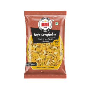Nandu Chef Kaju Cornflakes Namkeen, 350g