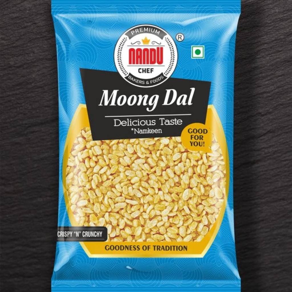 Nandu Chef Moong Dal Namkeen, 400 gm - Image 2