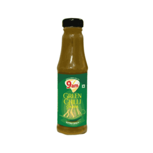 9AM GREEN CHILLI SAUCE 180 GM