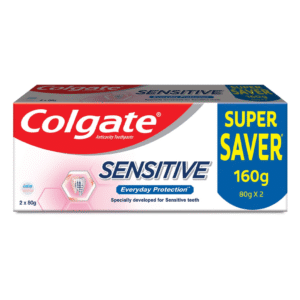 Colgate Sensitive Everyday Protection Toothpaste, Combo Pack Of 160g (80g X 2)