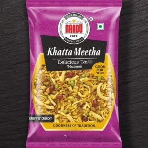 Nandu Chef Khatta Meetha Namkeen, 400 gm