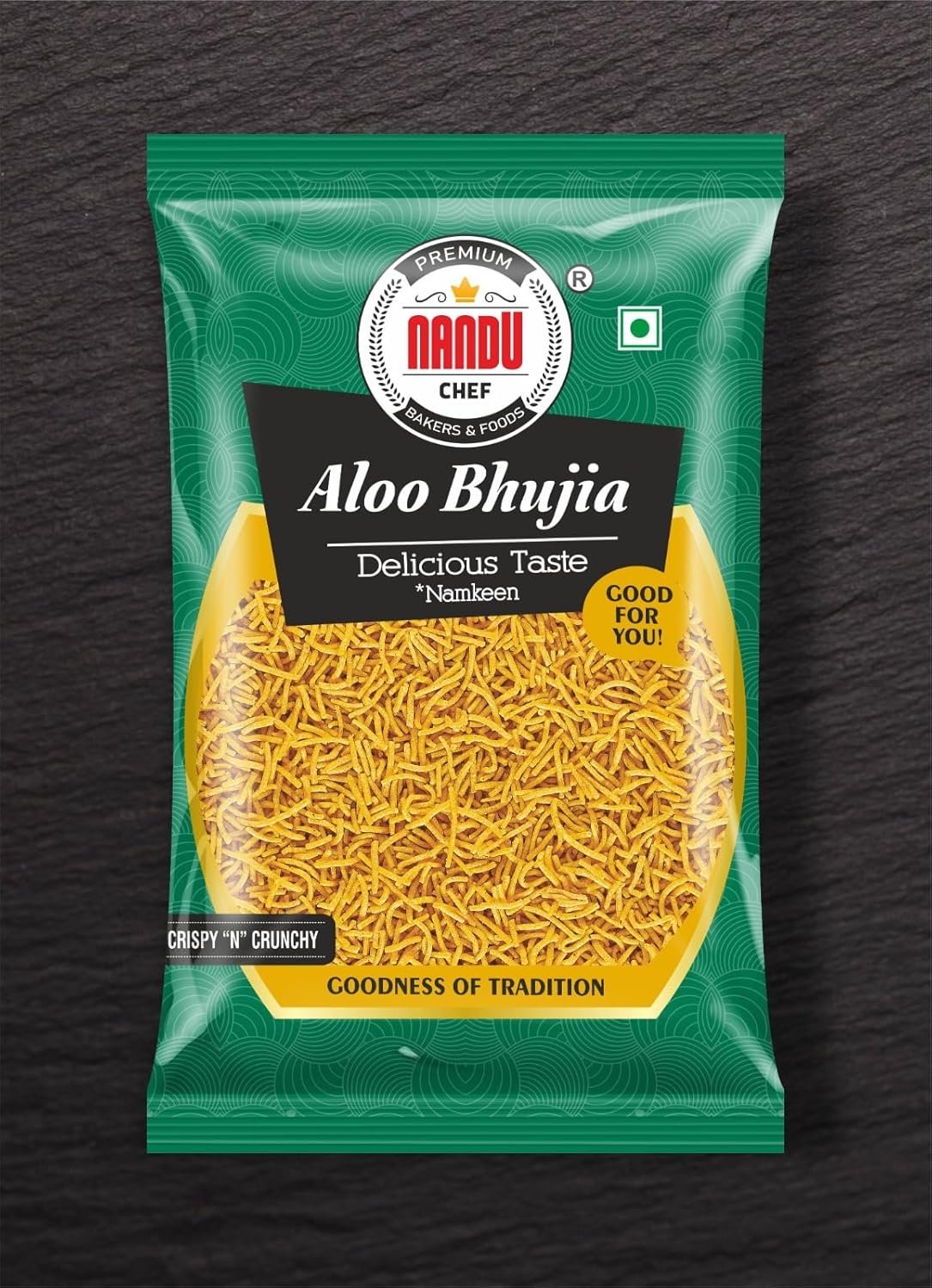 Nandu Chef Aloo Bhujja Namkeen, 350 gm