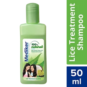 Mediker Lice Treatment Shampoo - Coconut, Neem, 100% Natural, 50 ml