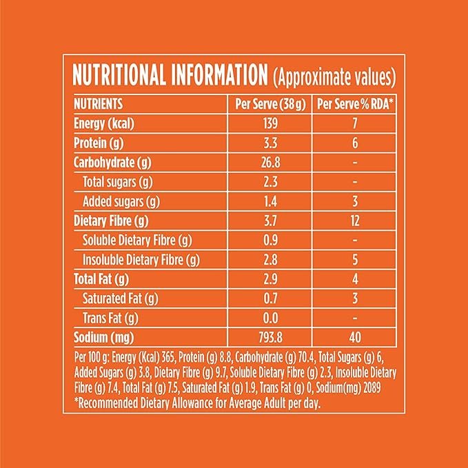 Saffola Masala Oats | Classic Masala | Tasty, Anytime Snack | 500 gm - Image 3