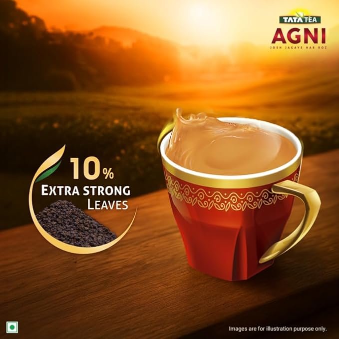Tata Tea Agni | Strong chai With 10% Extra Strong Leaves | Black Tea | 250g - Image 3