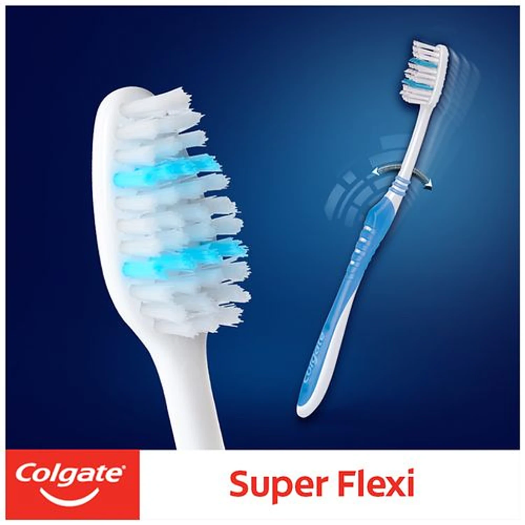 Colgate Toothbrush - Super Flexi , Soft Bristles, 1 pc - Image 2