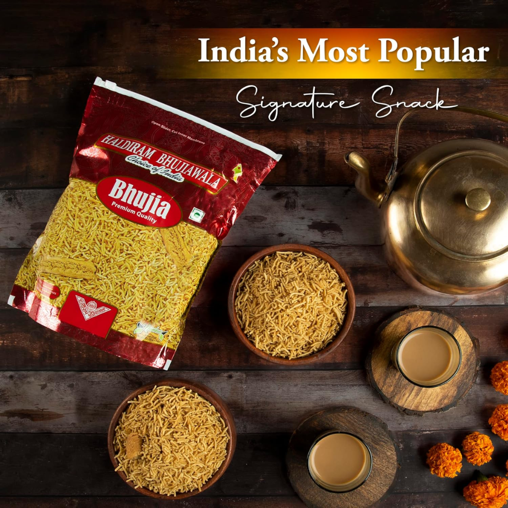 Haldiram Bhujiawala Bhujia Namkeen - 1 Kg - Image 3