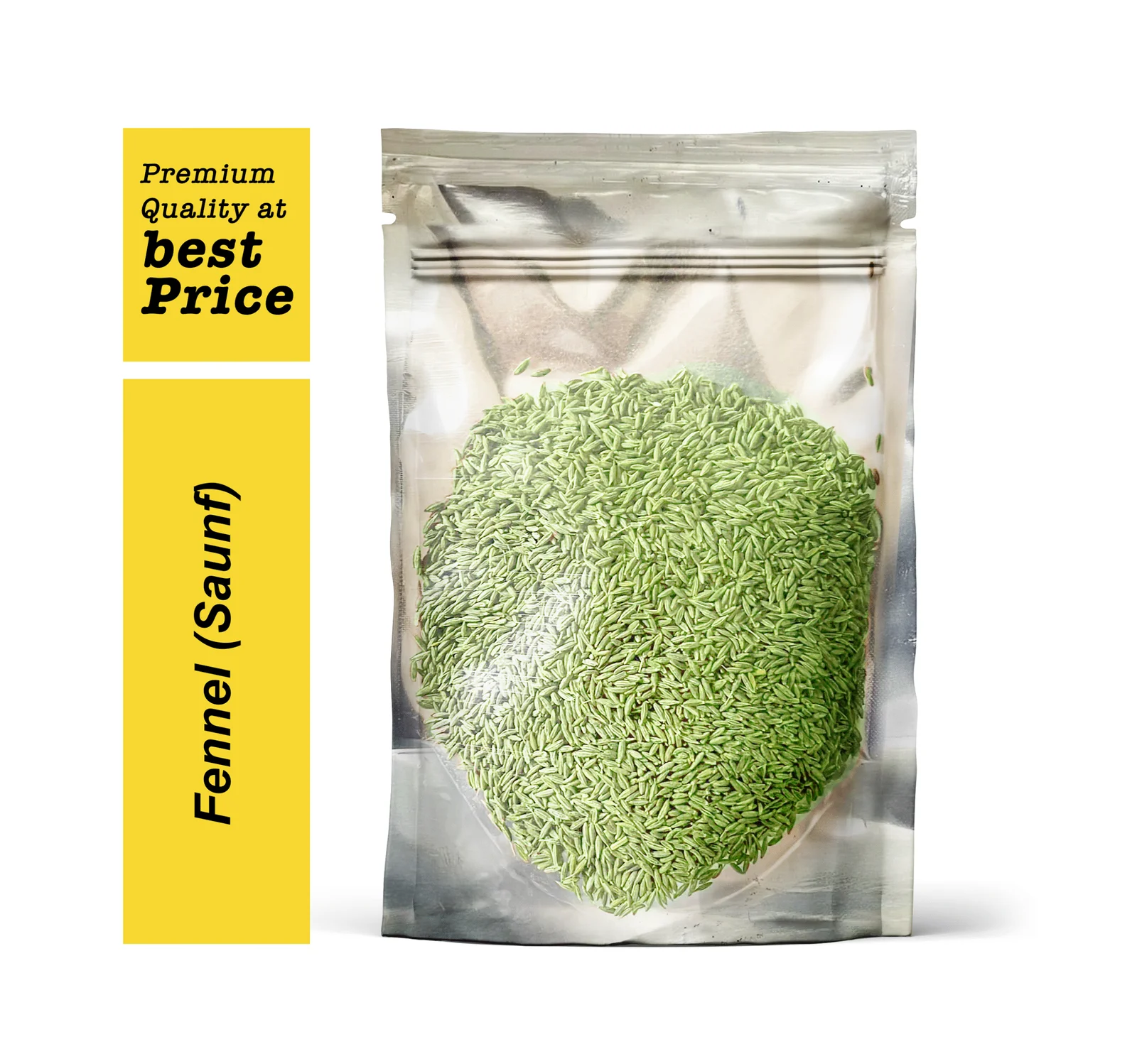 Saunf - Fennel Seeds Whole Natural, No Artificial Color, Clean Big Saunf 100gm