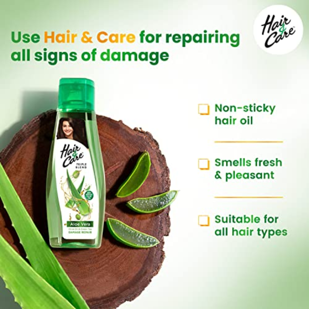 Hair & Care Triple Blend Non-sticky Hair Oil - 100 ml - Image 4