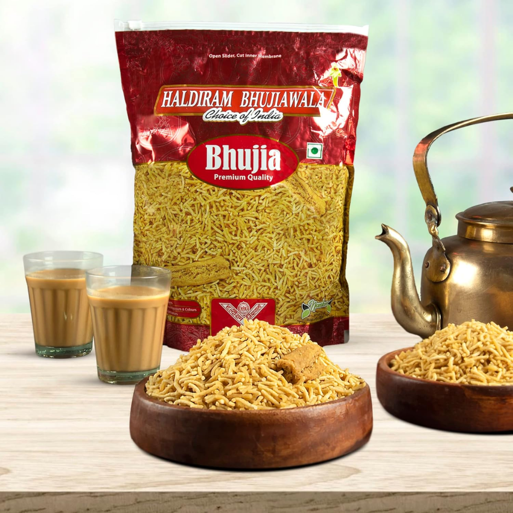 Haldiram Bhujiawala Bhujia Namkeen - 1 Kg - Image 4