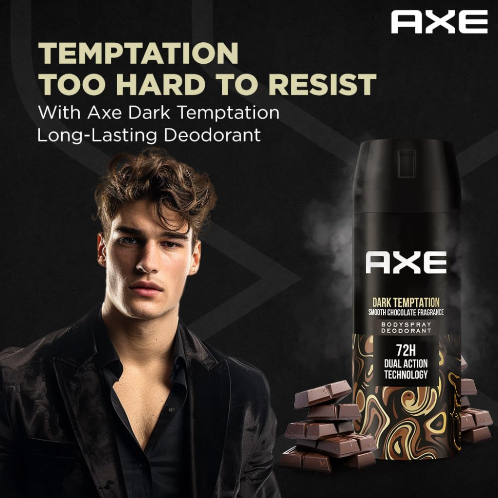 Axe Dark Temptation Long Lasting Deodorant Bodyspray For Men 150 ml - Image 4