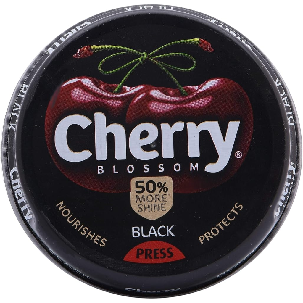 Cherry Blossom Wax Shoe Polish, Black 40 gm - Image 5