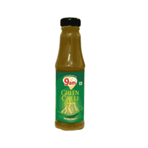 9AM GREEN CHILLI SAUCE 180 GM