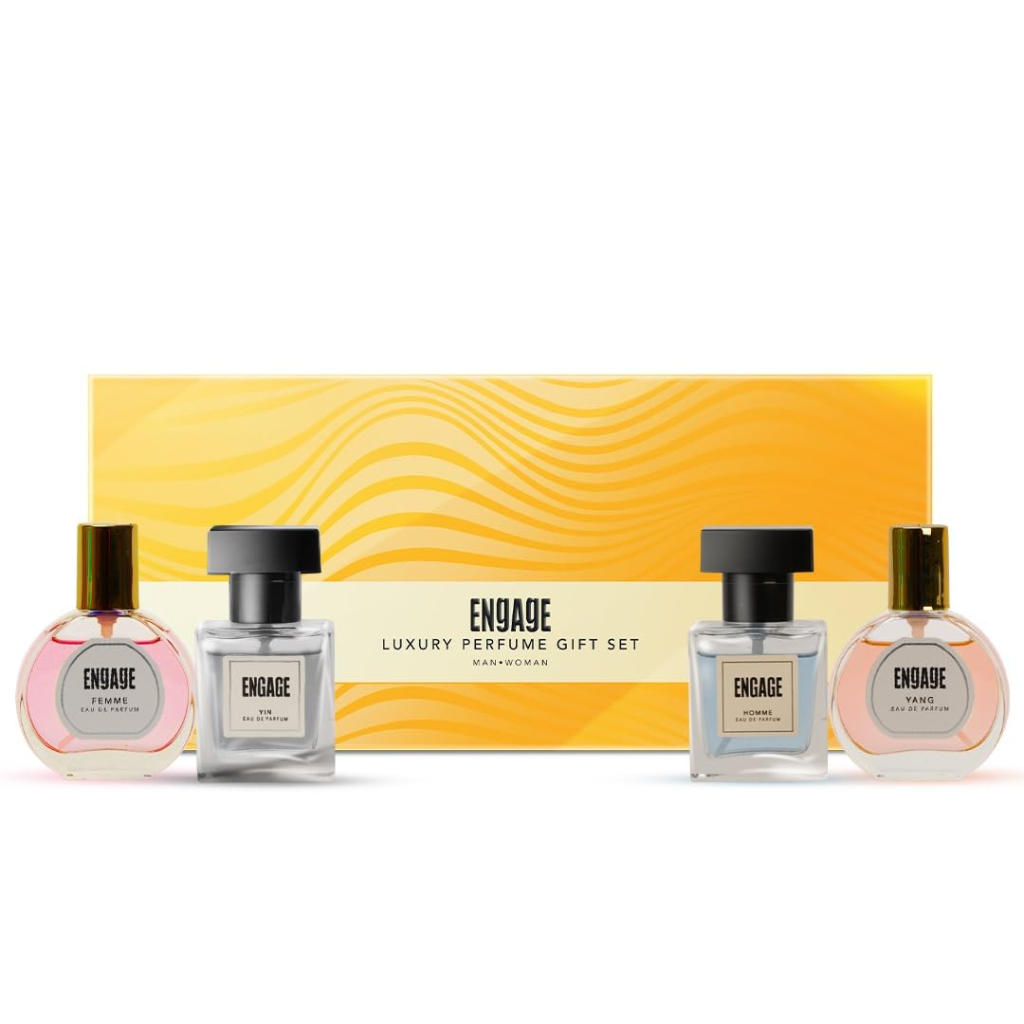 Engage Gift Set - Luxury Perfume For Women & Men 100ml, Long Lasting Smell Men & Women Perfume, (25ml x 4) - Image 5