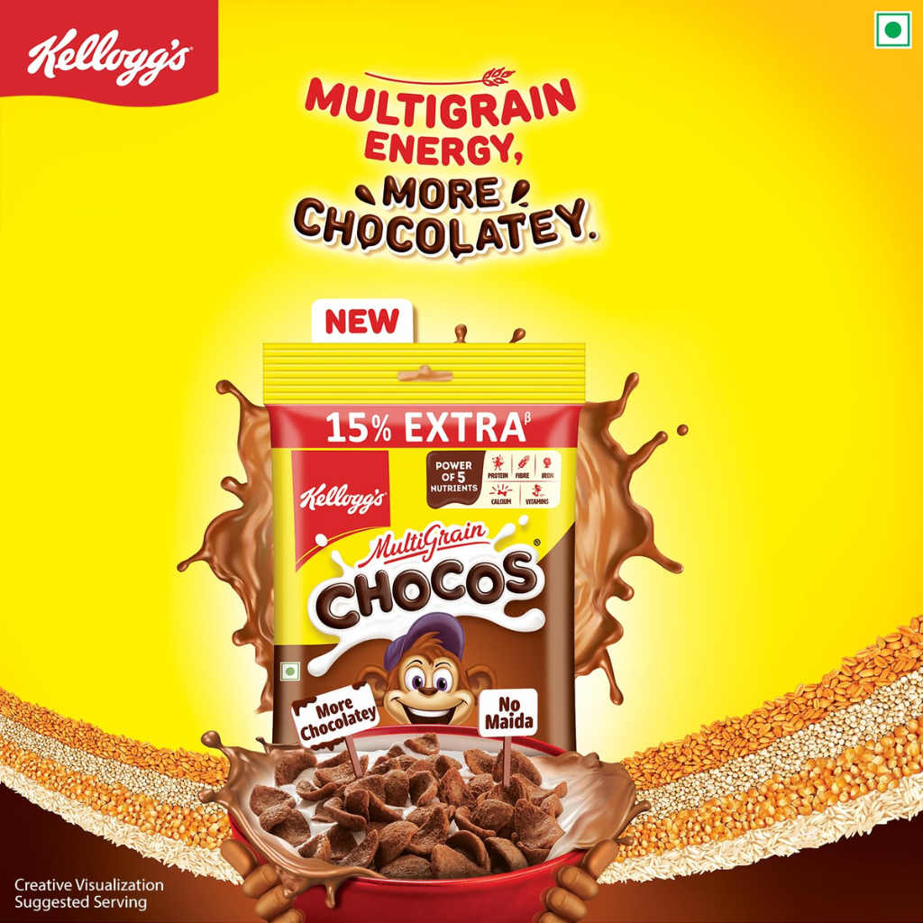 Kellogg's New Multigrain Chocos, 127gm - Image 5