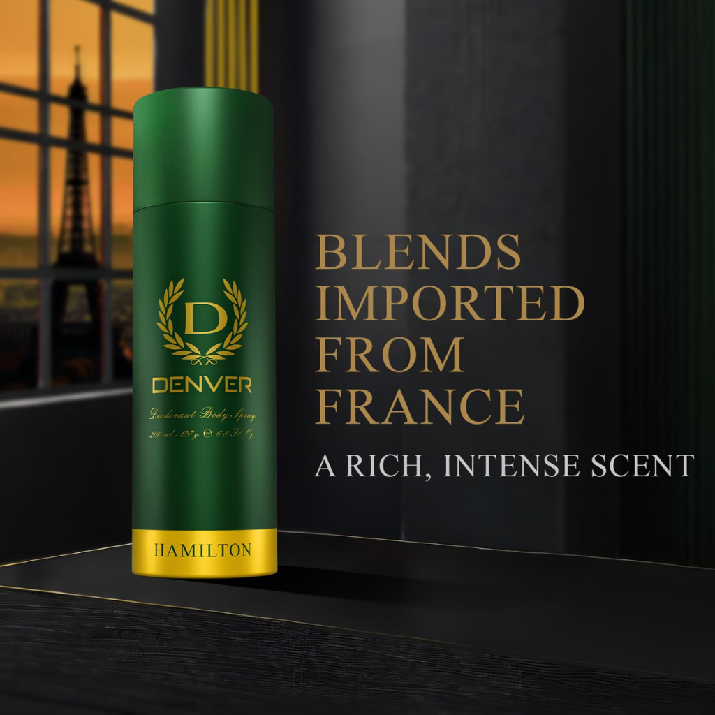 Denver Men Hamilton Deodorant Body Spray 180Ml - Image 6