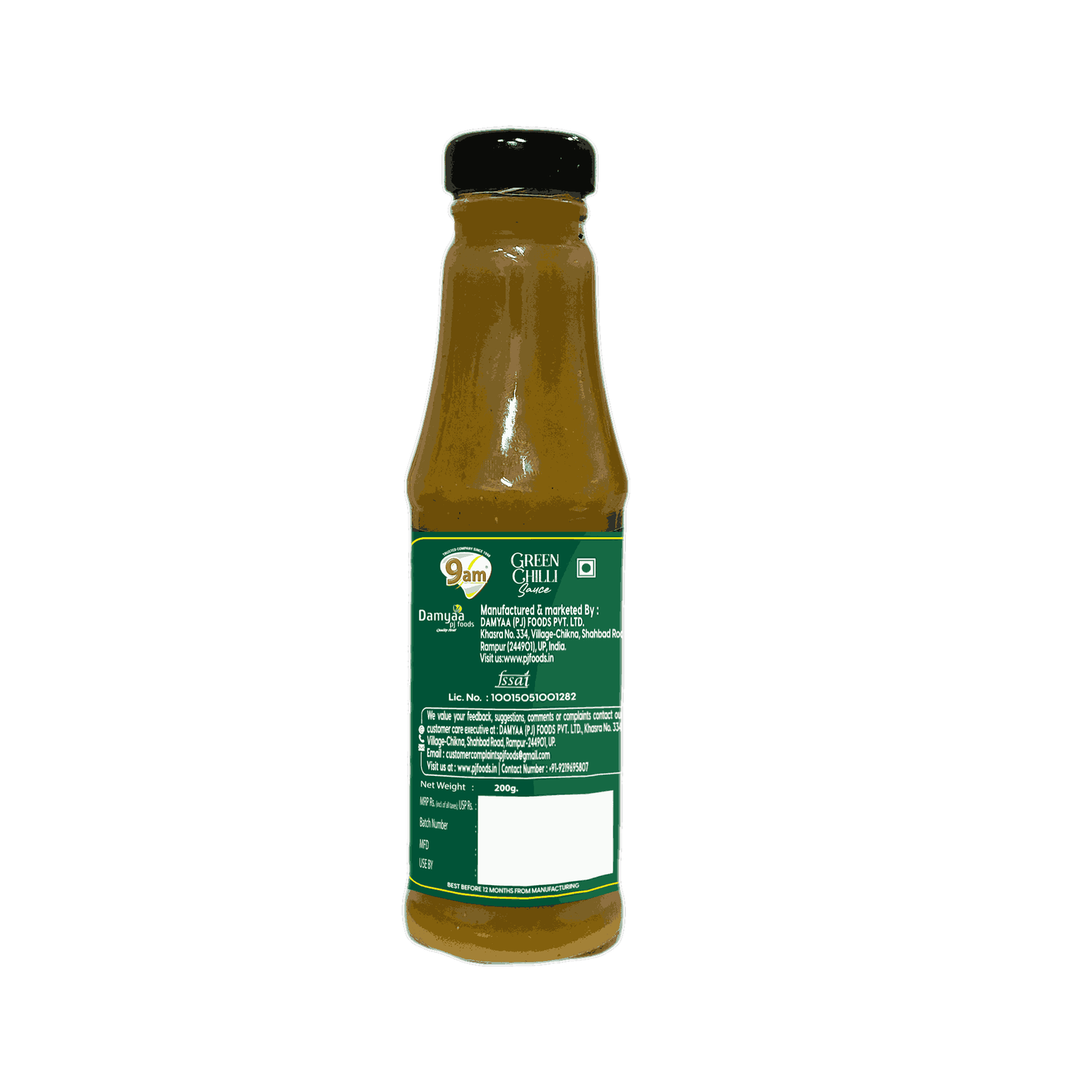 9AM GREEN CHILLI SAUCE 180 GM - Image 3