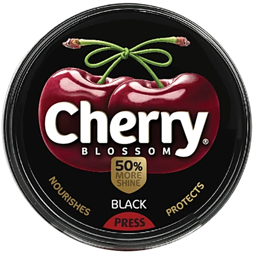 Cherry Blossom Wax Shoe Polish, Black, 15 g - Image 2