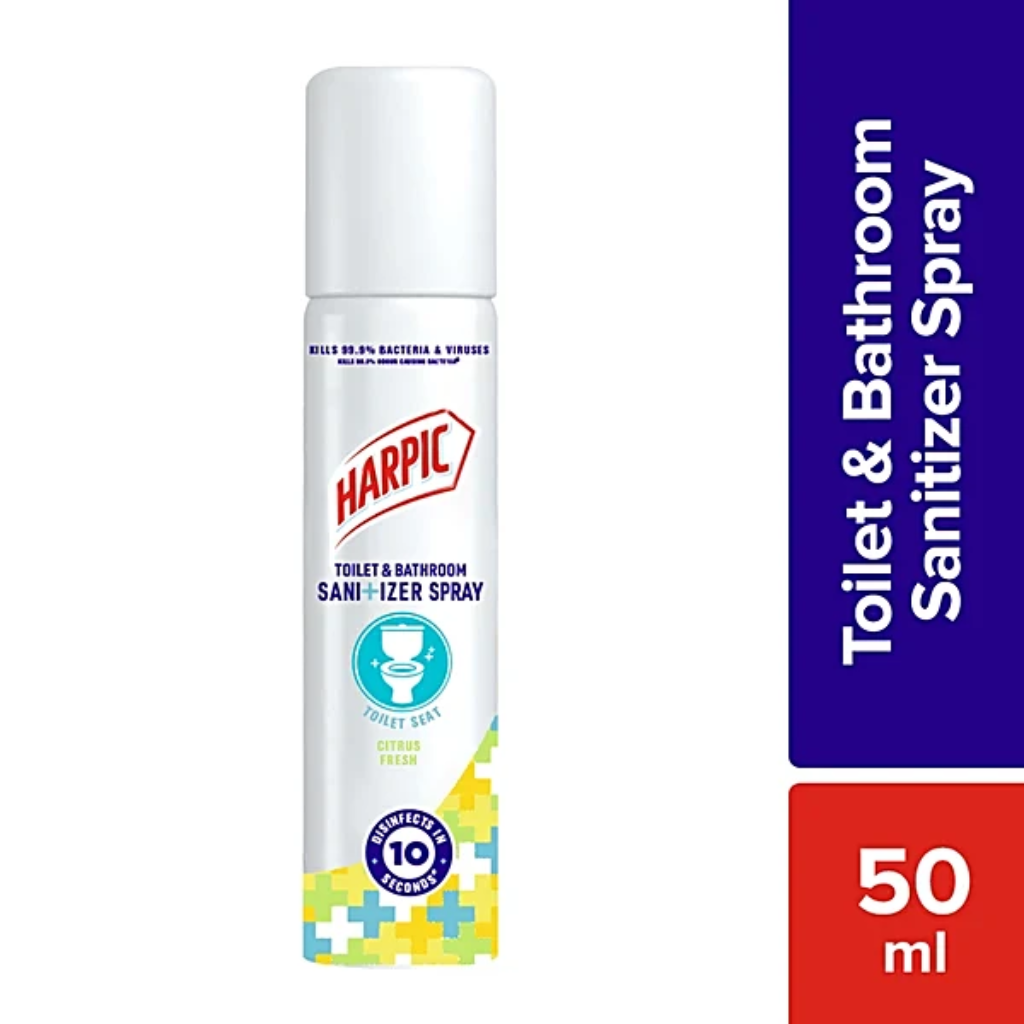 Harpic Toilet & Bathroom Sanitizer Spray - 50 ml