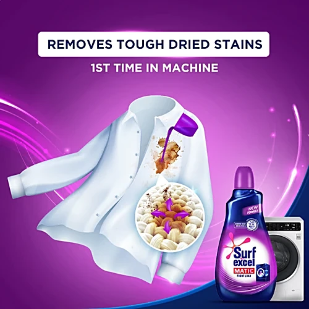 Surf Excel Matic Front Load Liquid Detergent 2 L - Image 2