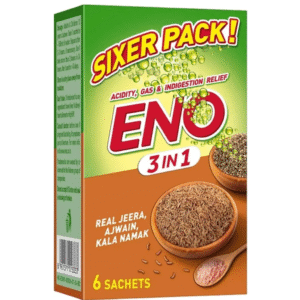 Eno 3 In 1 Real Jeera, Ajwain, Kala Namak 6 Sachets