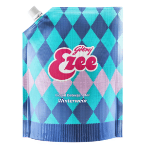 Godrej Ezee Liquid Detergent - 1 kg Pouch, for Winter Wear | Added Conditioner | No Soda Formula
