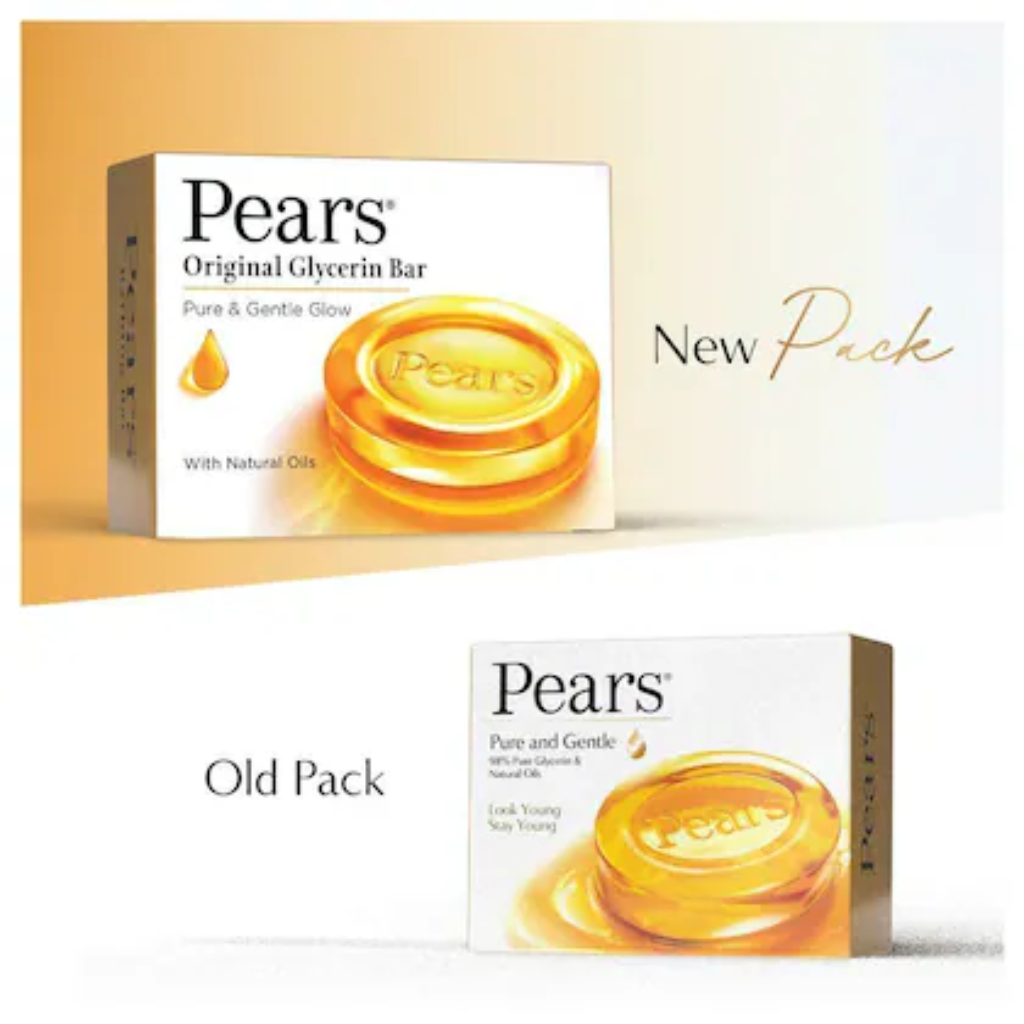 Pears Pure & Gentle Bathing Bar, 125 g (Pack of 3) - Image 6