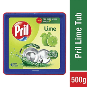 Pril Dishwash Bar Tub - Lime, 500 g