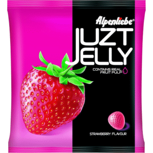 Alpenliebe Juzt Jelly, Strawberry Pouch, 140 gm
